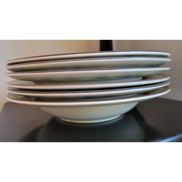 (Qty 6) Mikasa Intaglio GARDEN HARVEST Rimmed Bowls CAC29 Stoneware 9 3/8" D - Picture 9 of 15